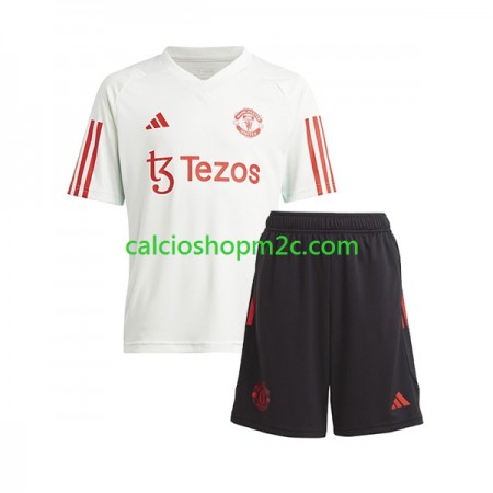 Manchester United Bambino Maglia da Allenamento Bianco 2023/2024